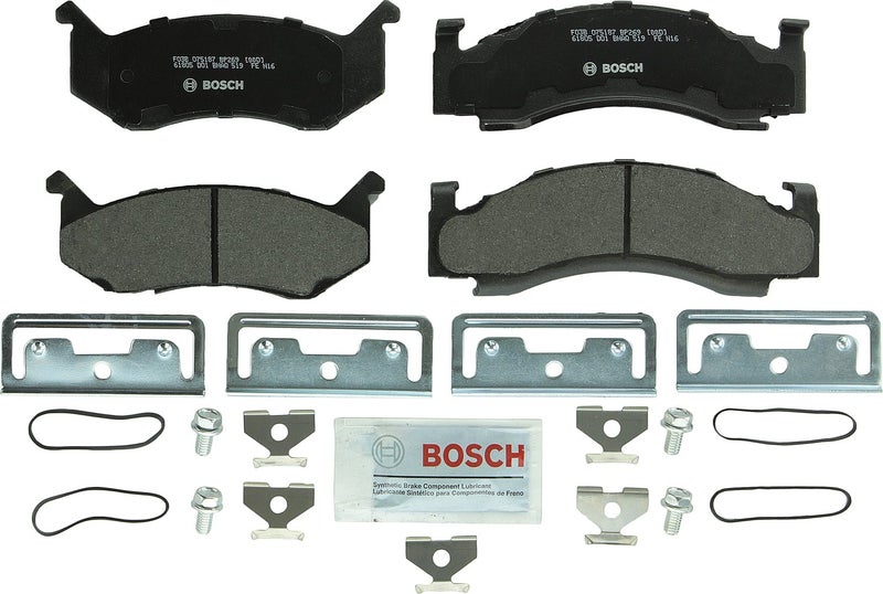 BOSCH BP269 QuietCast Premium SemiMetallic Disc Brake Pad Set  Compatible with Select Dodge B150250350 B150025003500 D100150250350 W100150250350 Ramcharger Plymouth PB  More FRONT